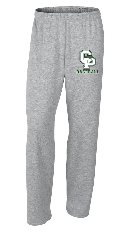 CARLE PLACE BASEBALL Open-Bottom Sweatpants