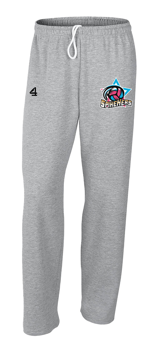Spikehers Volleyball Open Bottom Sweatpants
