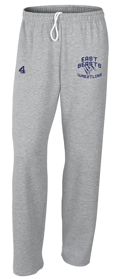 East Beasts Wrestling Open-Bottom Sweatpants