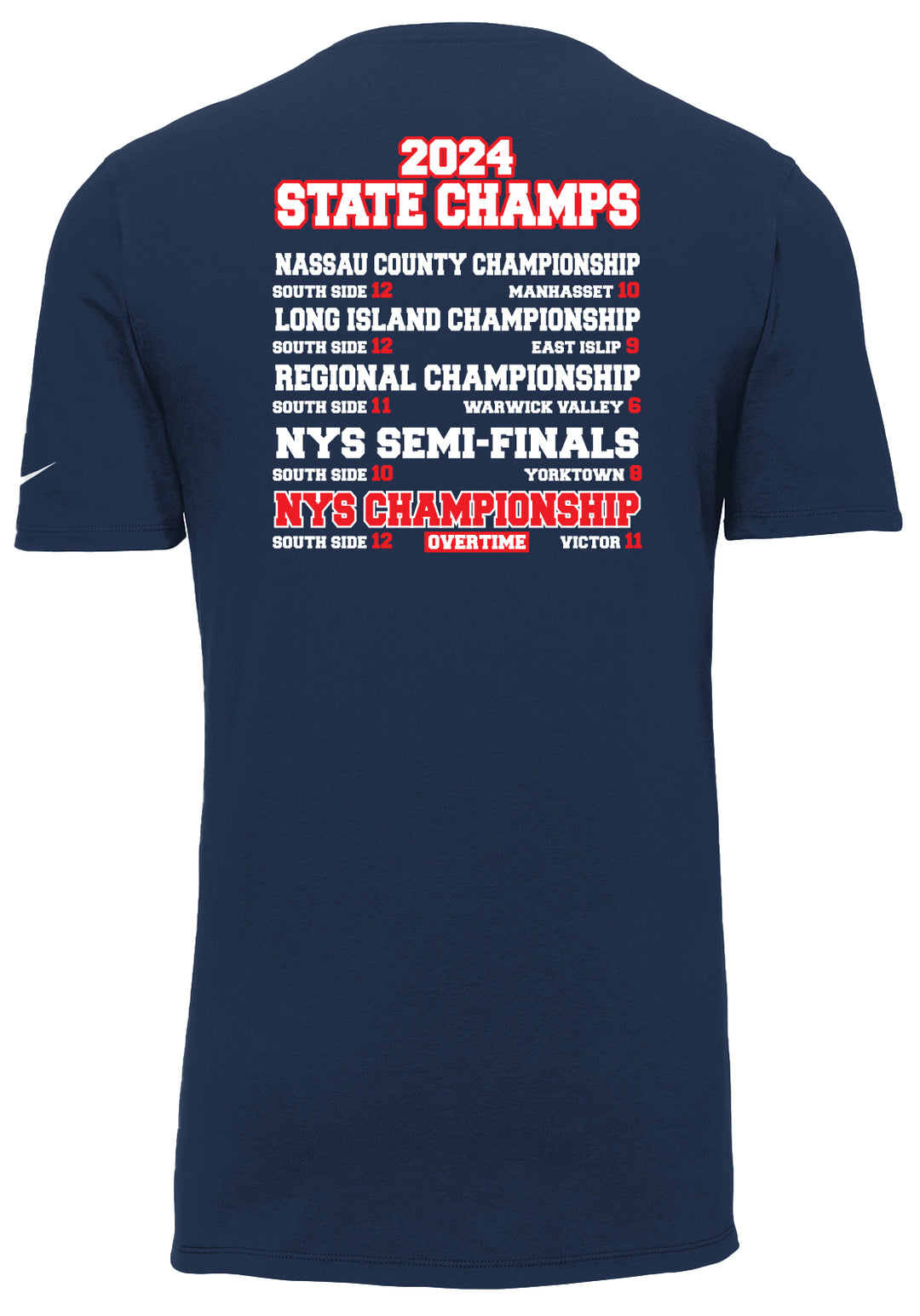 Cyclones LACROSSE CHAMPS Dri-FIT Adult Nike SS Tee