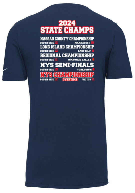 Cyclones LACROSSE CHAMPS Dri-FIT Adult Nike SS Tee
