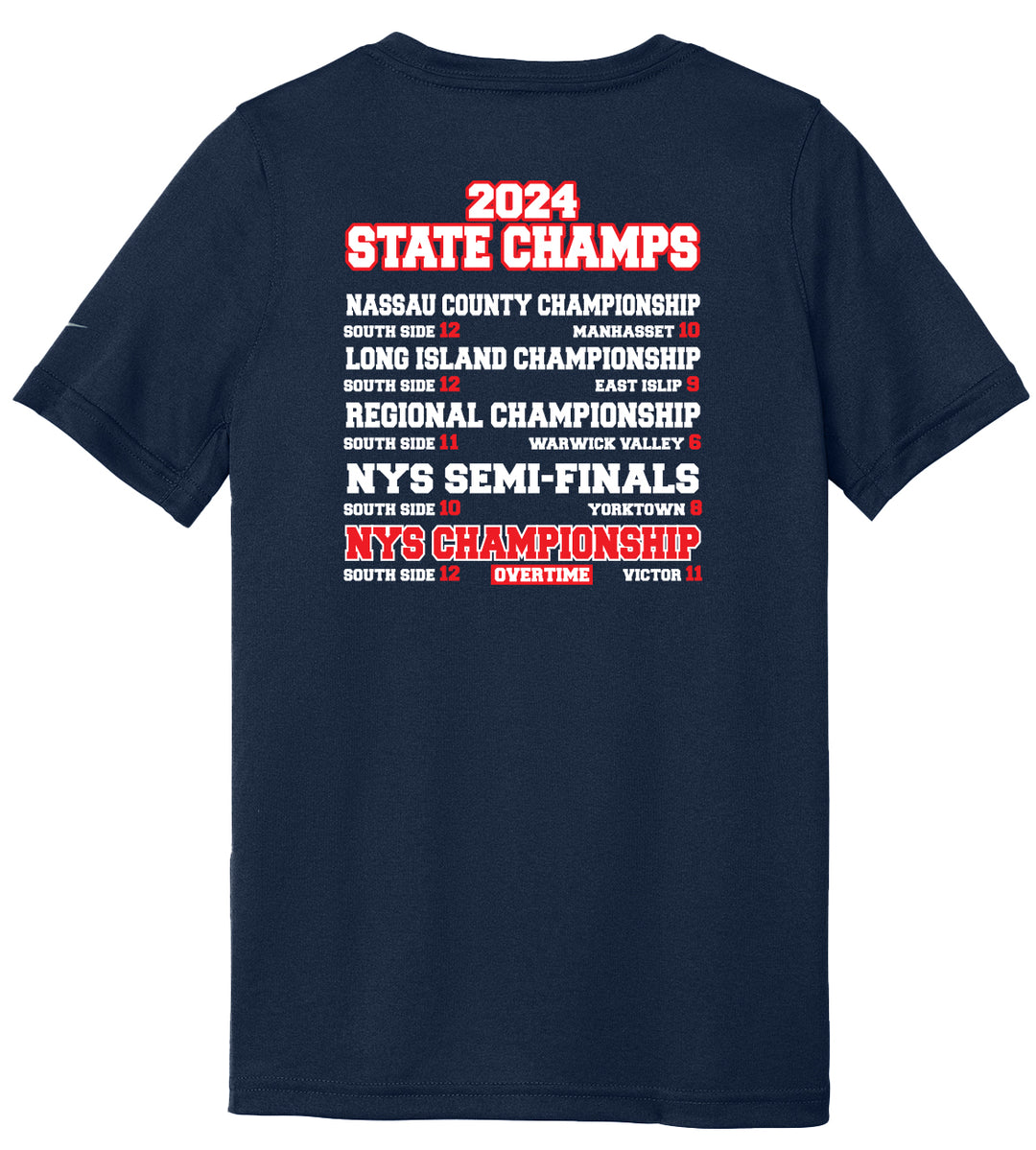 Cyclones LACROSSE CHAMPS Dri-FIT Youth Nike SS Tee