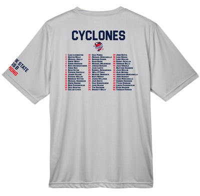 Cyclones LACROSSE CHAMPS Adult Performance Tee