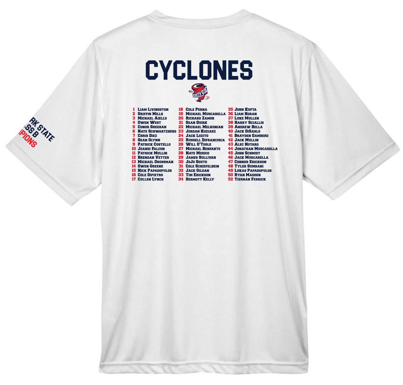 Cyclones LACROSSE CHAMPS Adult Performance Tee