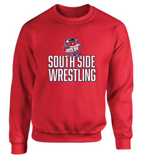 SOUTH SIDE VARSITY WRESTLING Crewneck Sweatshirt
