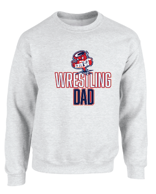 SOUTH SIDE VARSITY WRESTLING DAD Crewneck Sweatshirt