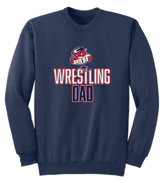 SOUTH SIDE VARSITY WRESTLING DAD Crewneck Sweatshirt
