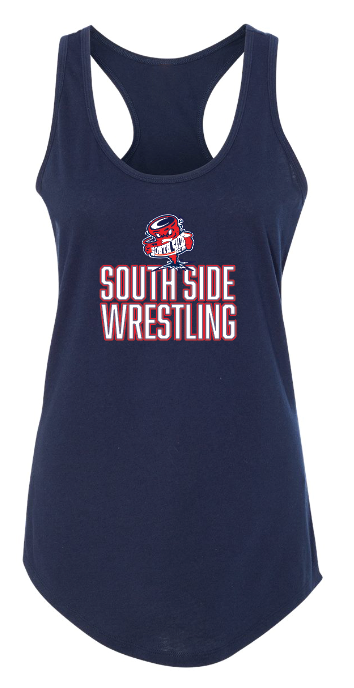 SOUTH SIDE VARSITY WRESTLING Racerback Tank