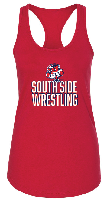 SOUTH SIDE VARSITY WRESTLING Racerback Tank