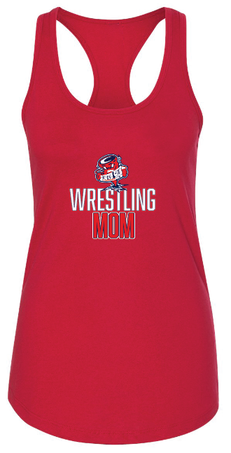 SOUTH SIDE VARSITY WRESTLING MOM Racerback Tank