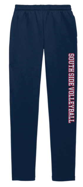 SOUTH SIDE MIDDLE SCHOOL VOLLEYBALL Open Bottom Sweatpants