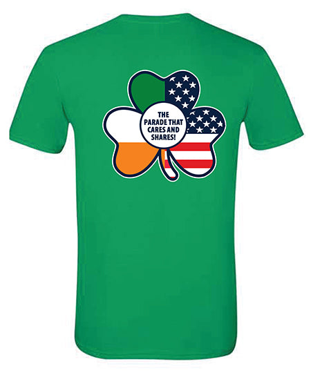 RVC St. Patrick’s Day Parade Shamrock Parade Shamrock Flag Short Sleeve Shirt