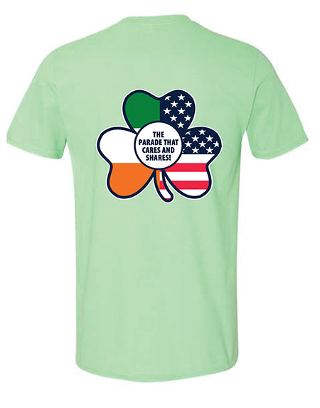 RVC St. Patrick’s Day Parade Shamrock Flag Short Sleeve Tshirt (ADULT SIZING ONLY)