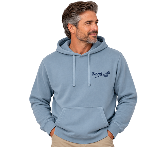 Buoy4 LAX Legend Pigment Dye Hoodie