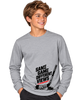 SAME GAME DIFFERENT VIEW HOCKEY LONG SLEEVE GRAPHIC TEE