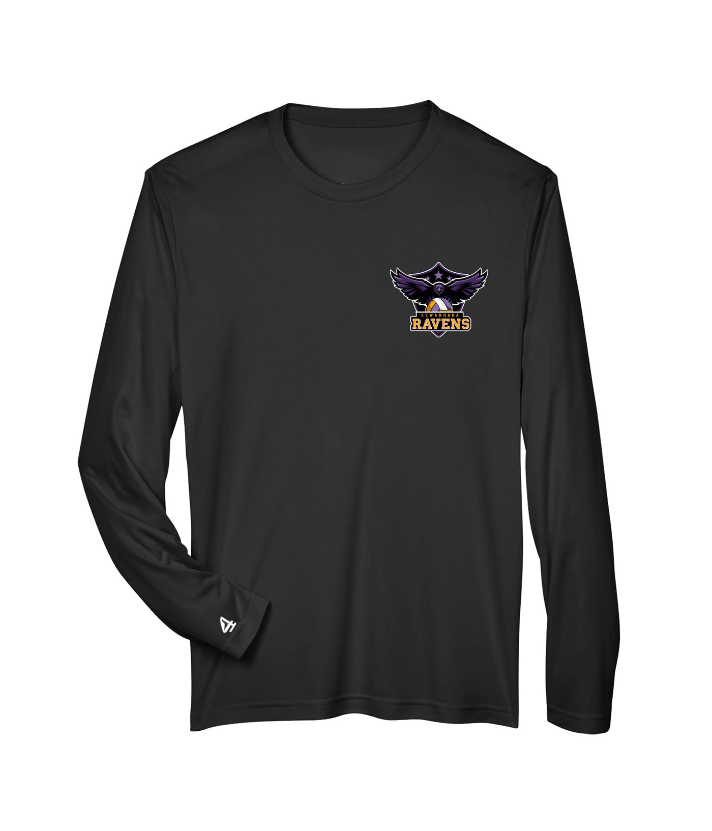 Sewanhaka Ravens Volleyball Performance Long-sleeve T-shirt