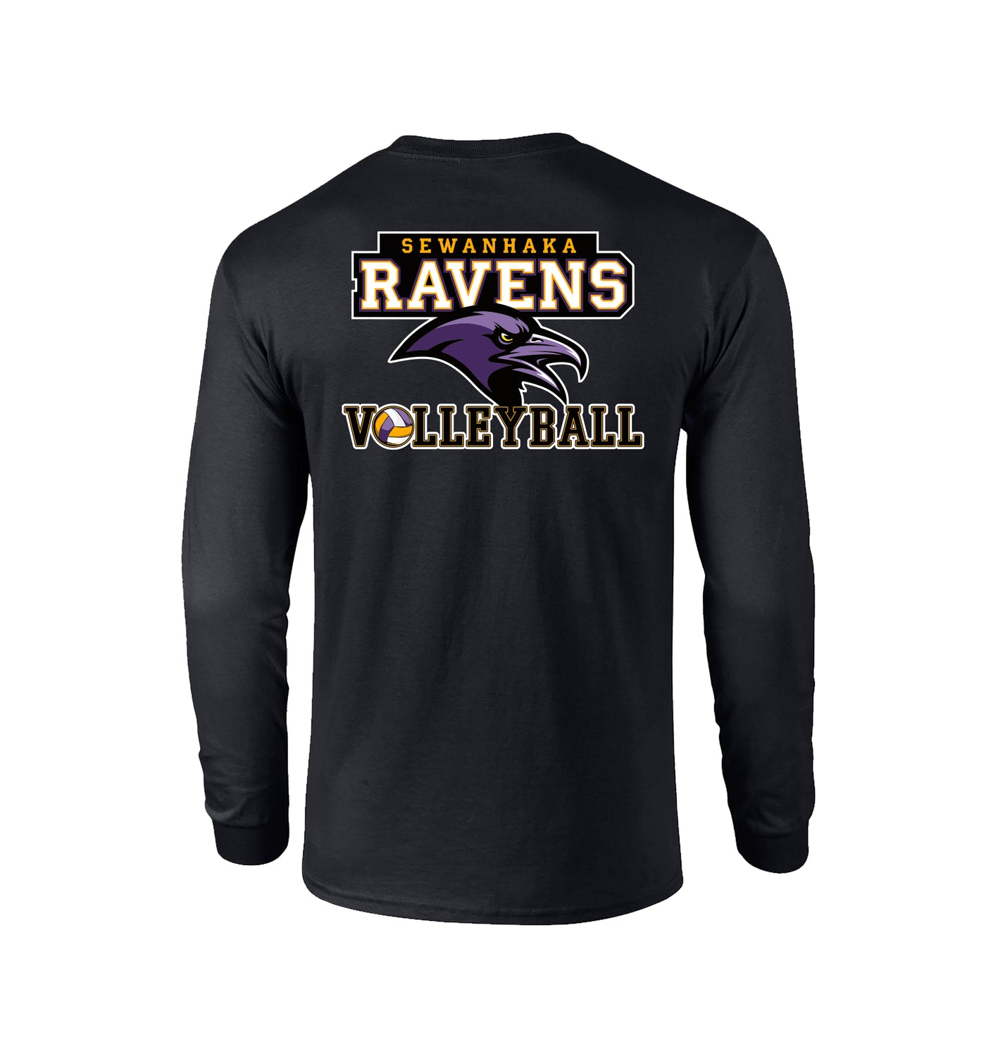 Sewanhaka Ravens Girls Volleyball Longsleeve T-shirt