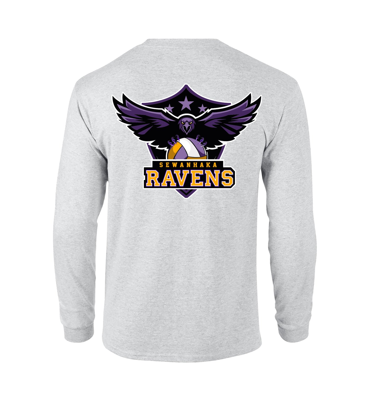 Sewanhaka Ravens Volleyball Longsleeve T-shirt