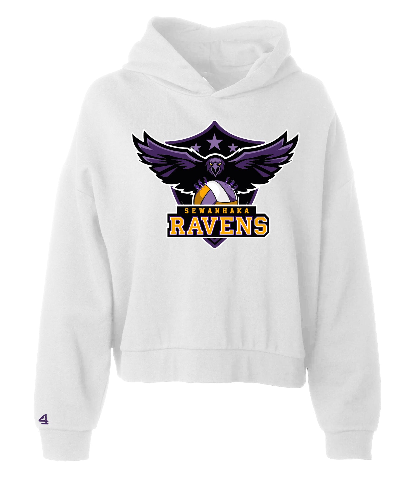 Sewanhaka Ravens Volleyball Cropped Hoodie