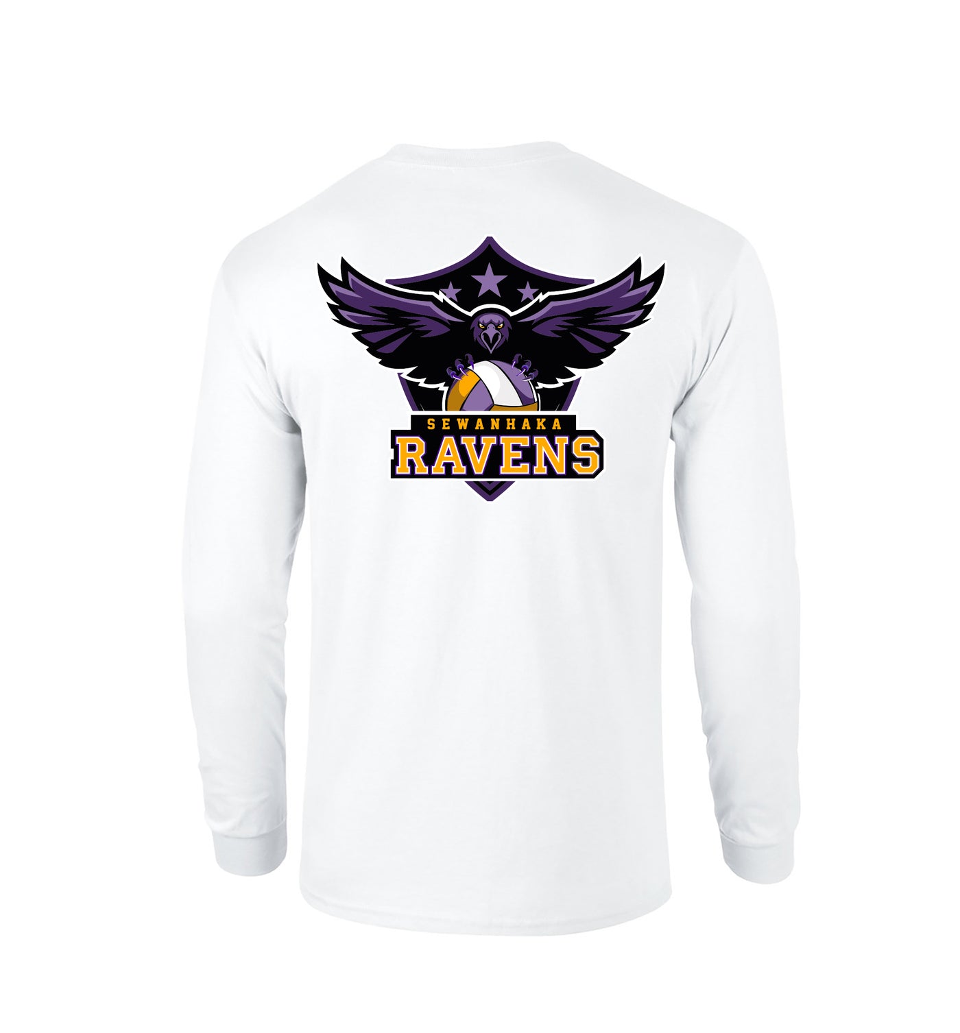 Sewanhaka Ravens Volleyball Longsleeve T-shirt