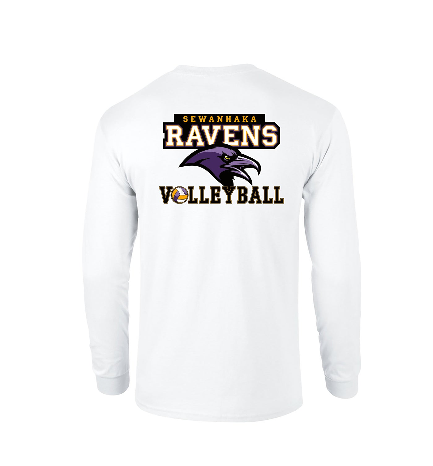 Sewanhaka Ravens Girls Volleyball Longsleeve T-shirt