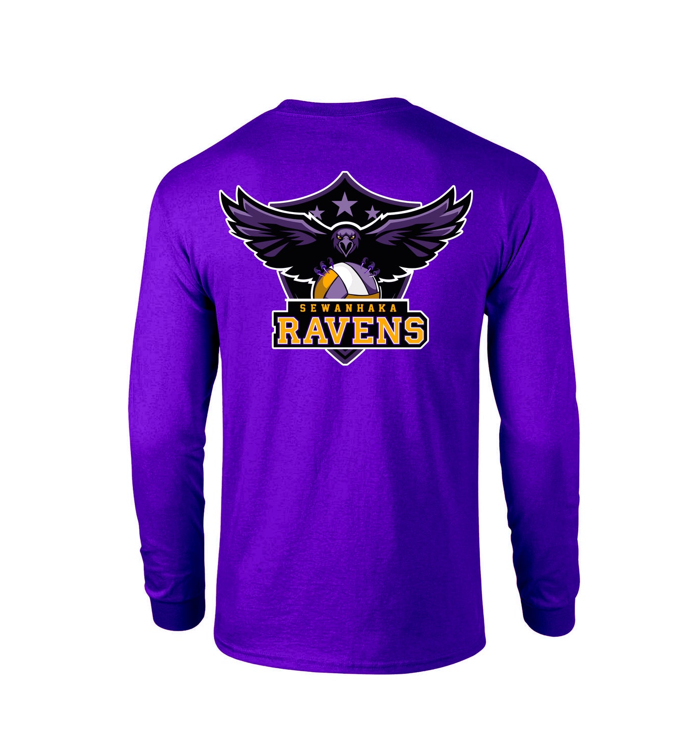 Sewanhaka Ravens Volleyball Longsleeve T-shirt