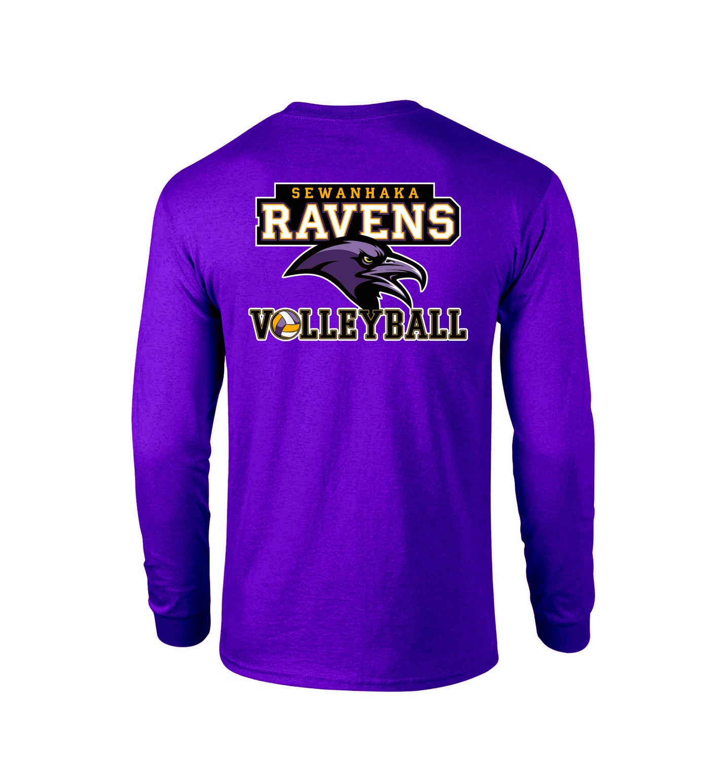 Sewanhaka Ravens Girls Volleyball Longsleeve T-shirt