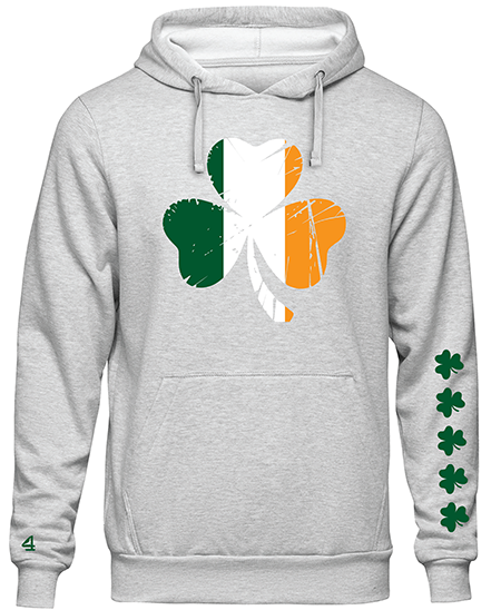Buoy 4 Lucky Shamrock Sleeve Hoodie
