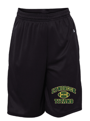 LYNBROOK TITANS FOOTBALL AND CHEER  POCKETED SHORTS