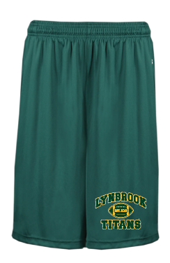 LYNBROOK TITANS FOOTBALL AND CHEER  POCKETED SHORTS