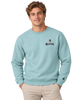 Seal Team 6 The Fighter - aka Clubber Lang - Arctic Blue Embroidered Crewneck