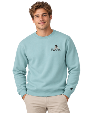 Seal Team 6 The Fighter - aka Clubber Lang - Arctic Blue Embroidered Crewneck