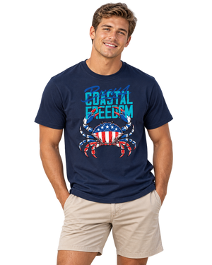 BUOY4 USA BLUE CRAB GRAPHIC TEE