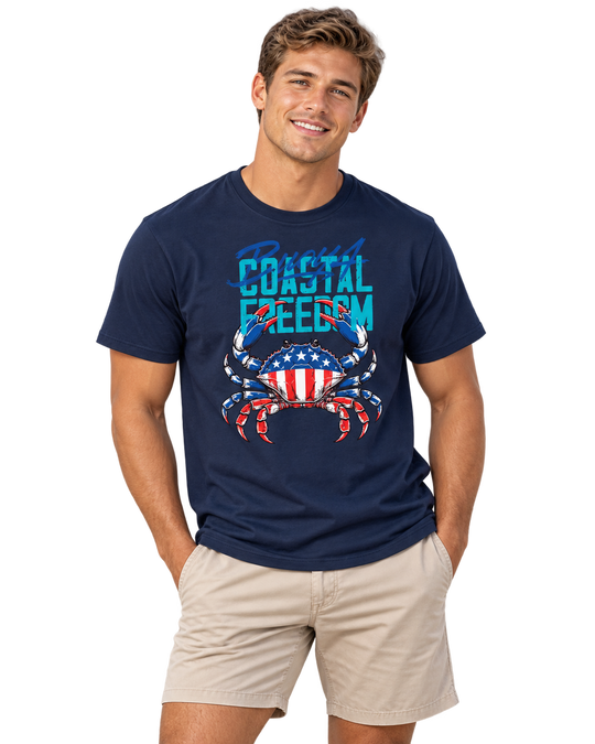 BUOY4 USA BLUE CRAB GRAPHIC TEE