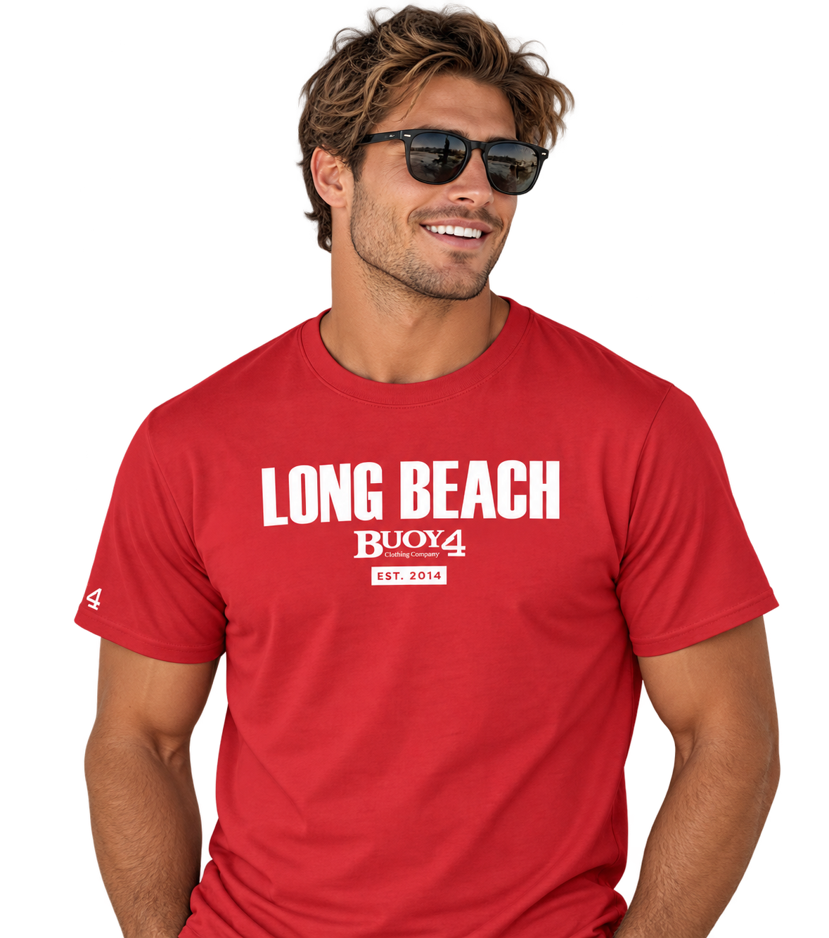 Buoy4 Long Beach Short-Sleeve Tee