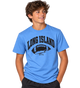 LONG ISLAND NY MAP FOOTBALL GRAPHIC TEE