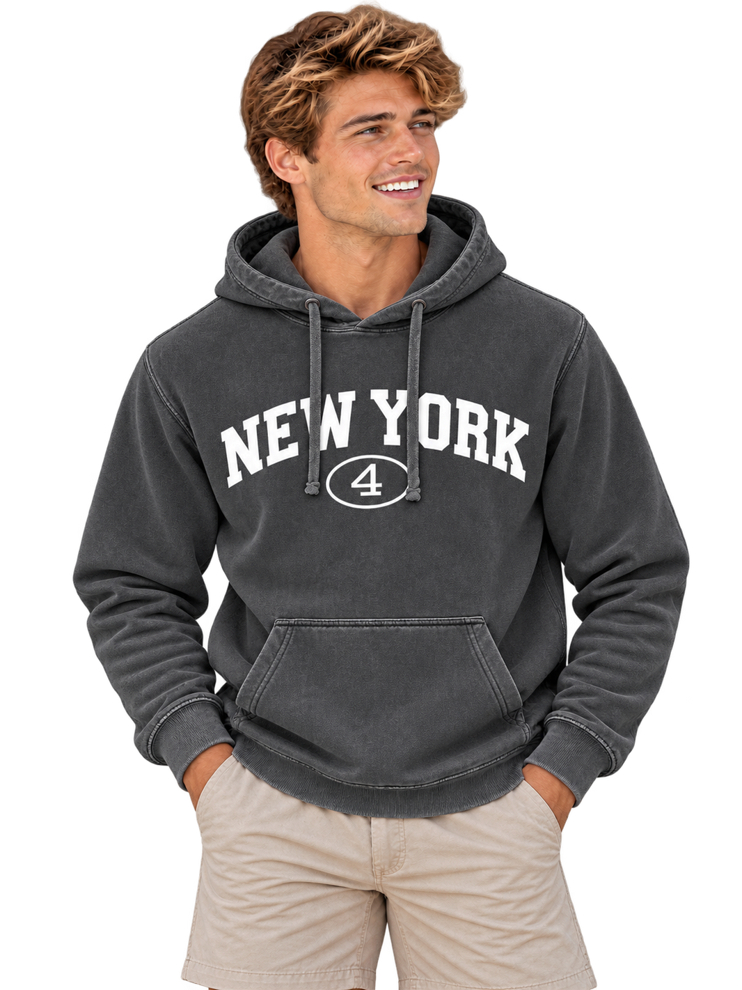 Buoy4 New York 4 Pigment Dye Hoodie