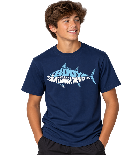 WE CHOOSE THE WATER TUNA DESIGN GRAPHIC TEE