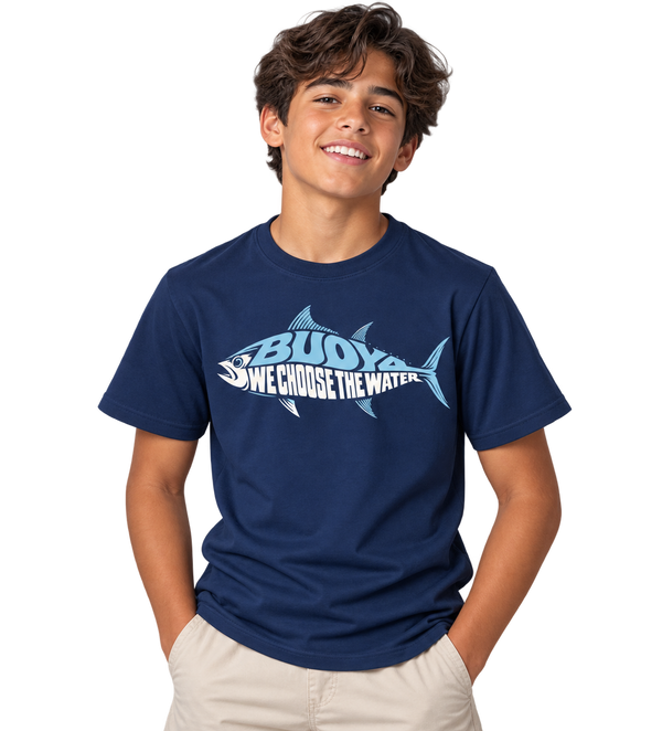 WE CHOOSE THE WATER TUNA DESIGN GRAPHIC TEE