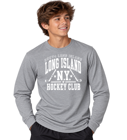 LONG ISLAND HOCKEY CLUB LONG SLEEVE GRAPHIC TEE