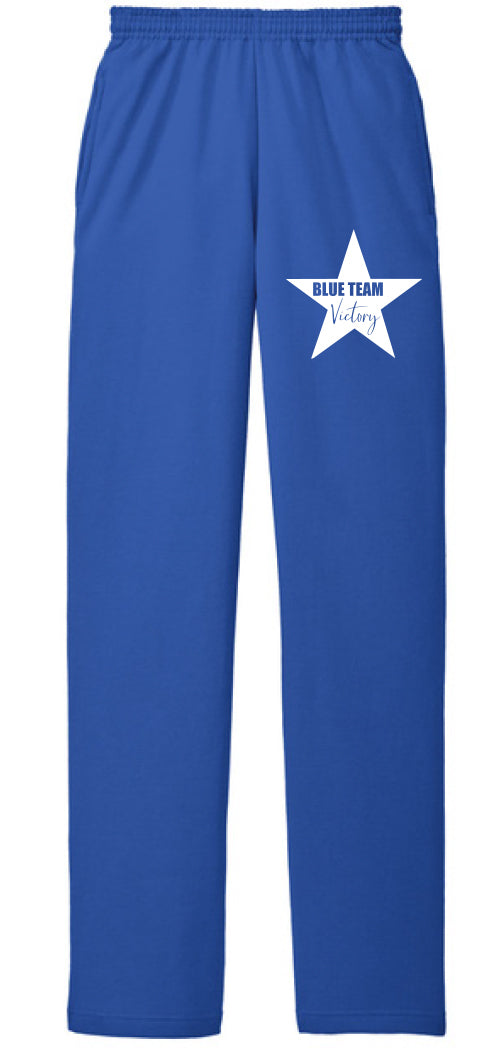 SSHS Red and Blue Solid Star Sweatpants