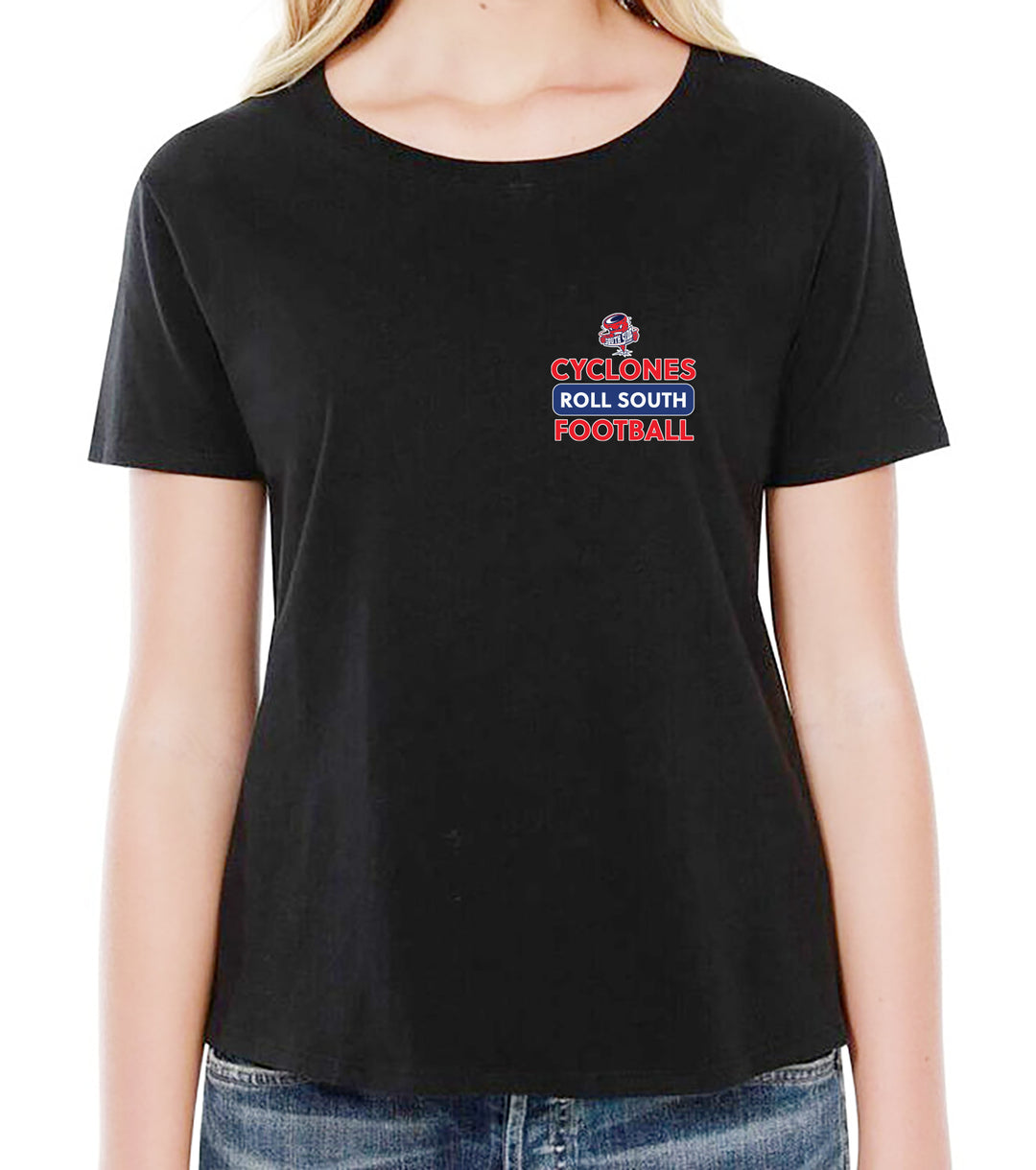 South Side High School Football Women's Boxy High Low Shirt