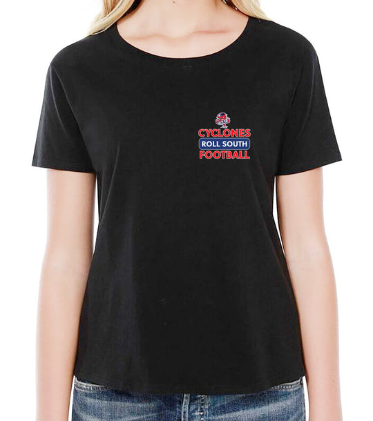 South Side High School Football Women's Boxy High Low Shirt