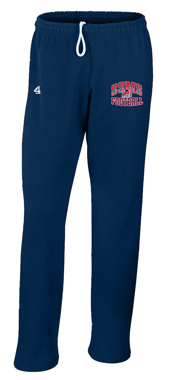 SSMS FOOTBALL Sweatpants Open Bottom