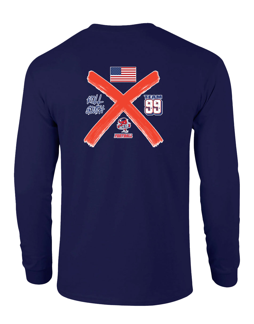 South Side High School Football Long sleeve Tshirt
