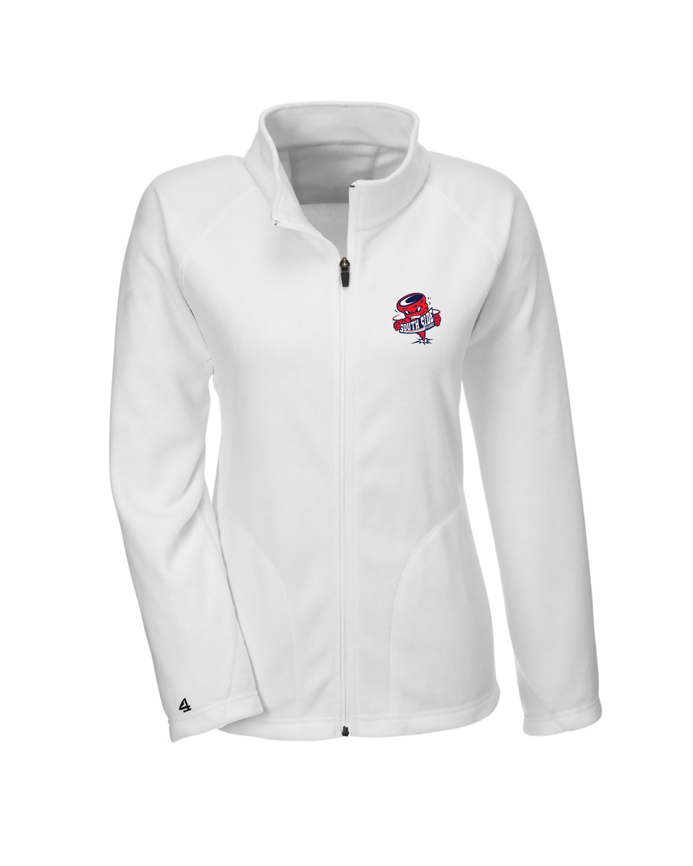 South Side High School Embroidered Football Women's Microfleece Jacket