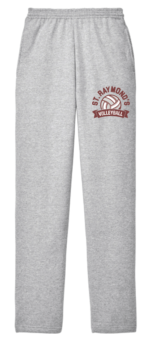 ST RAYMONDS VOLLEYBALL Open-Bottom Sweatpants