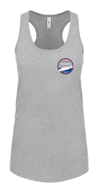 Crossfit the Rock Ladies Racerback Tank Tops