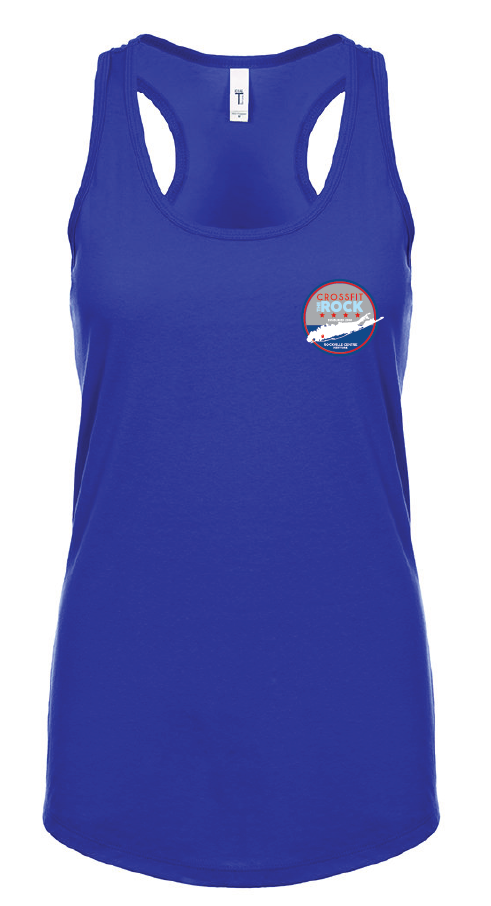 Crossfit the Rock Ladies Racerback Tank Tops