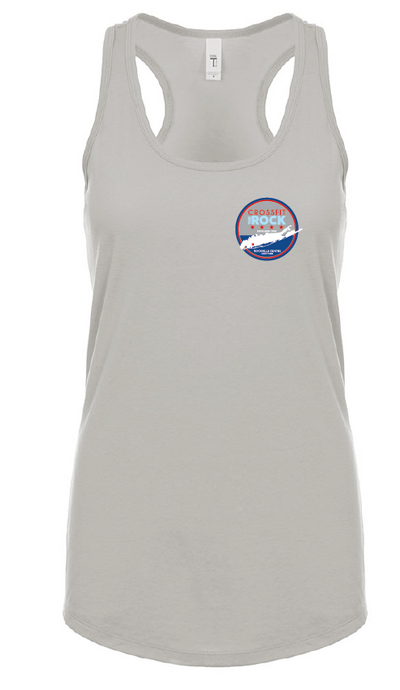 Crossfit the Rock Ladies Racerback Tank Tops